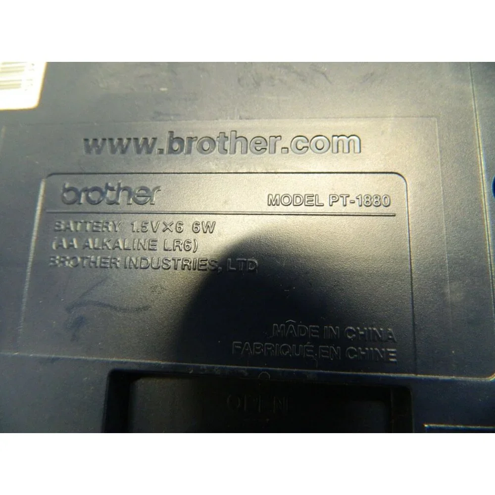 Brother P-Touch PT-1880 Label Maker With 12MM White Tape